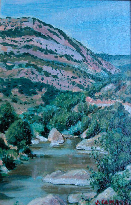 Oli sobre fusta (18x13).